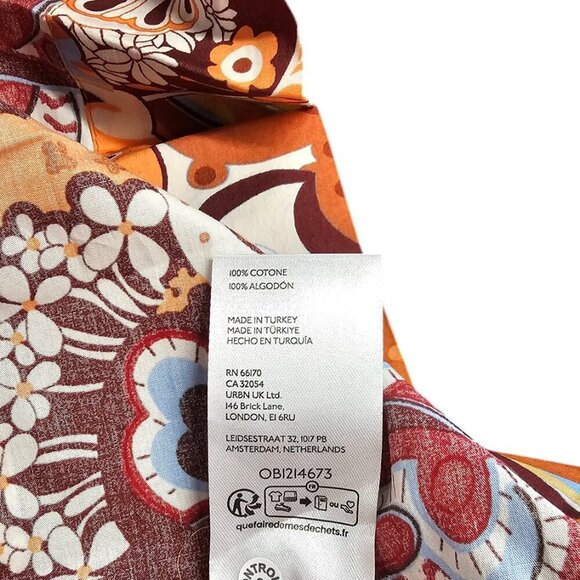 Anthropologie The Somerset Maxi Dress, A-Line, Smocked Waist, Tiered, Cotton, S - Picture 6 of 8